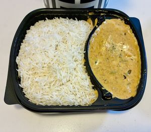 Coconut lentil curryy  at Vegan Daily in Dubai