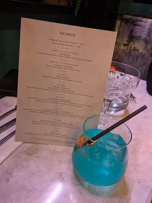 Greek Menu and Appertif at Six by Nico - Hanover St  in Edinburgh