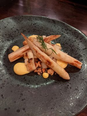 Roman hearts of palm at Six by Nico - Hanover St  in Edinburgh