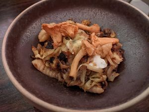 Roman mushroom dish at Six by Nico - Hanover St  in Edinburgh