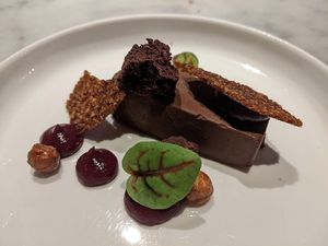 Buche de noel at Six by Nico - Hanover St  in Edinburgh