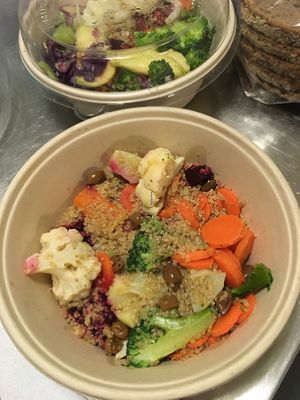 warm salad at We'v V3RAW in Cuneo