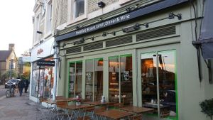 Al Fresco in April at Le Pain Quotidien - High St in South West London