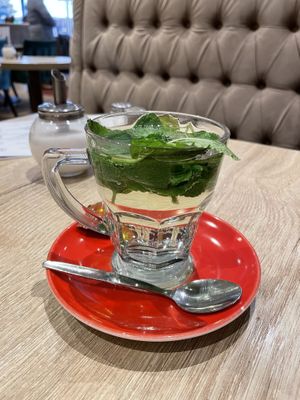 Fresh mint tea - Café Paris, Euskirchen  at Café Paris  in Euskirchen