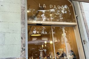 Storefront at La Papa in Barcelona