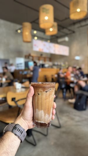 Mocha latte frio  at Café Cultura Batel in Curitiba