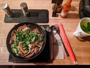 Pho at Cosmoveda Ayurveda Thali Kuche at Cosmoveda Ayurveda Thali Kuche in Berlin