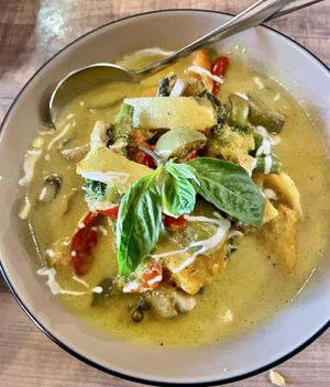 Veg Curry  at Kinn Thai in Narre Warren