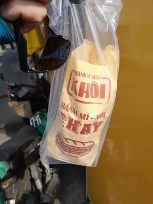 My take away packaging #Veganuary at Bánh mì chay Khôi - Thoại Ngọc Hầu in Ho Chi Minh City