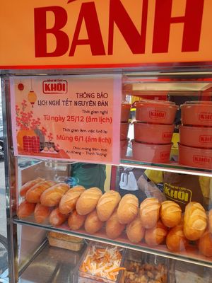Stall #Veganuary at Bánh mì chay Khôi - Thoại Ngọc Hầu in Ho Chi Minh City