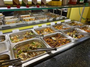 Asian Buffet  at Loving Hut - Vila Mariana in Sao Paulo