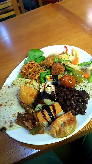 Lunch at Loving Hut - Vila Mariana in Sao Paulo