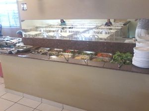 Buffet at Loving Hut - Vila Mariana in Sao Paulo