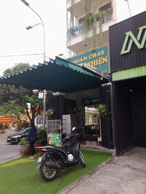 Front outside #Veganuary at Dieu Thien in Ho Chi Minh City