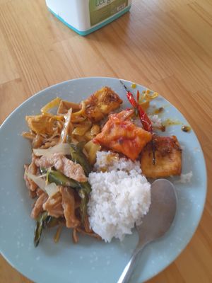 A selection of our all you can eat vegan buffet #Veganuary at Dieu Thien in Ho Chi Minh City