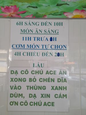 Notice #Veganuary at Dieu Thien in Ho Chi Minh City