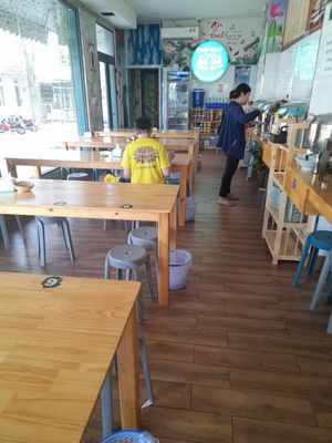 Inside dining room #Veganuary at Dieu Thien in Ho Chi Minh City