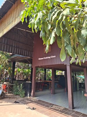 Outside at Khmer Cooking Class at a Local's Home in Siem Reap
