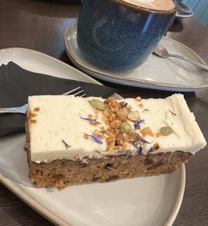 Carrot cake   at Badger & Bean  in Howden