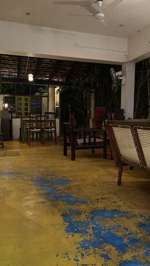 Entrance  at Terrassen Cafe in Kuilapalayam