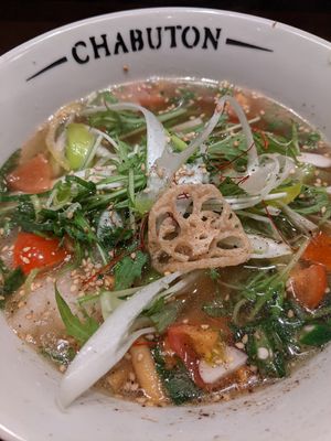 Vegi ramen at Chabuton in Osaka