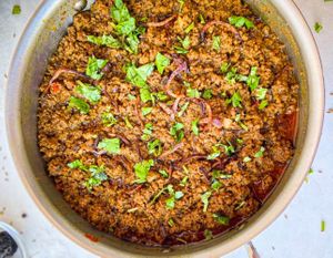 Lamb kheema  at Beyond Biryani in Loma Linda