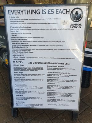  at Anna Loka Food Truck  in Cardiff