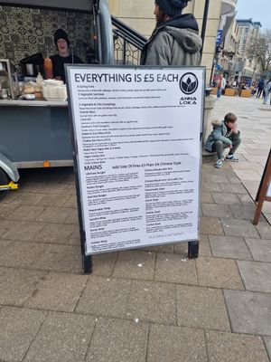  at Anna Loka Food Truck  in Cardiff