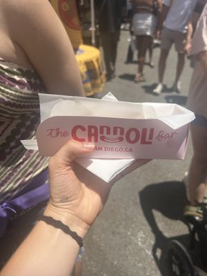   at The Cannoli Bar in San Diego