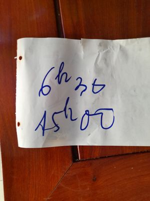 Hours. Written in Vietnamese by the owner #Veganuary at Di Lặc in Ho Chi Minh City