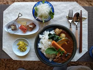 Curry rice #Veganuary at Cafe Cocochi in Taketa