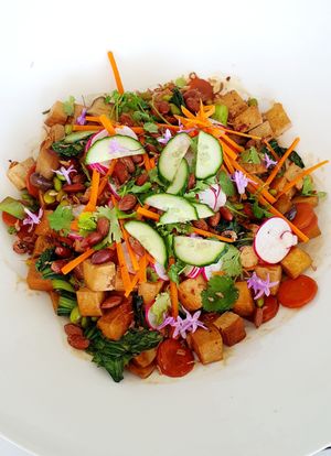 Tofu Primavera Salad at Verdant Gourmet  in Central Coast