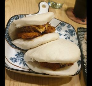 Tofu Bao at Asian Herbivore Restaurant in Johannesburg