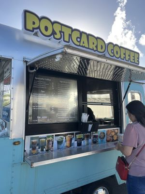 Coffee truck   at The Guam Farmers Market in Guam