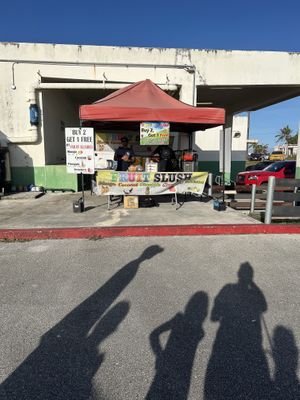 Fruit slushies  at The Guam Farmers Market in Guam