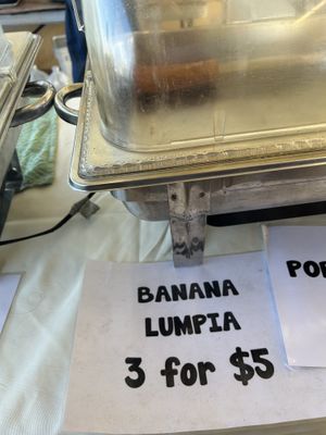 Vegan banana lumpia   at The Guam Farmers Market in Guam