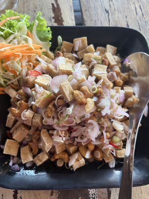 Tofu cashew   at The Heaven in Khlong Sok