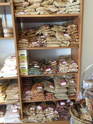 Nuts and seeds.  at Mercado Verde in Punta Del Este