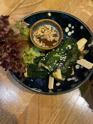 Tofu whith betel  at ADIDA in Cologne