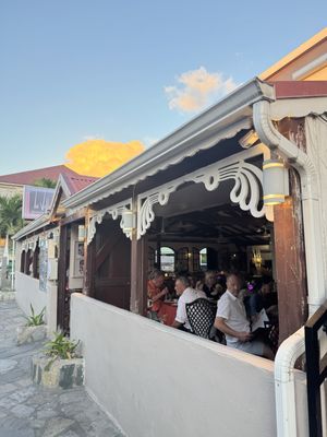 Outside   at La Villa Restaurant in Grand Case