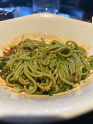 Spicy noodles  at Din Tai Fung - Downtown Disney in Anaheim