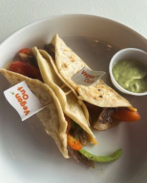 Veggie Fajitas  at Vegan N'Out in Houston