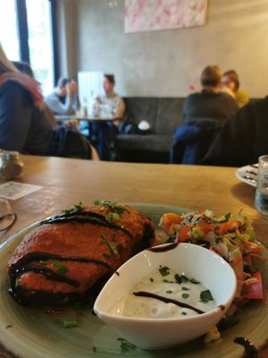 Berenjena rellena at Vengo Die Gemusekuche in Bremen