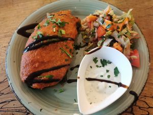 Berenjena rellena at Vengo Die Gemusekuche in Bremen