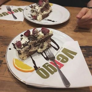 Vegan cake at Vengo Die Gemusekuche in Bremen