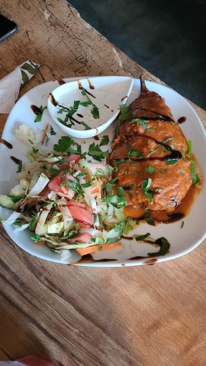 Gefüllte Aubergine at Vengo Die Gemusekuche in Bremen