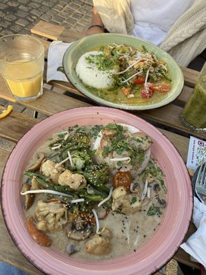  Gemüse Curry und grünes Curry   at Vengo Die Gemusekuche in Bremen