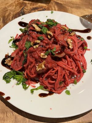 Pink Pasta  at Vengo Die Gemusekuche in Bremen