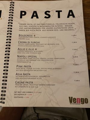 Pasta.  at Vengo Die Gemusekuche in Bremen