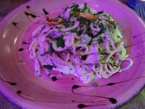 Pasta funghi at Vengo Die Gemusekuche in Bremen